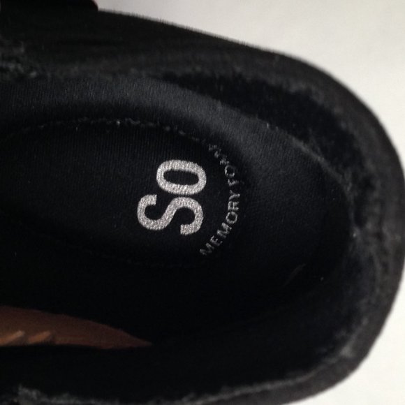 So Angelfish Black Memory Foam Ankle Boots - Picture 8 of 11